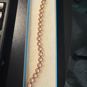 NEW Touchstone Crystal golden soft rose ice bracelet